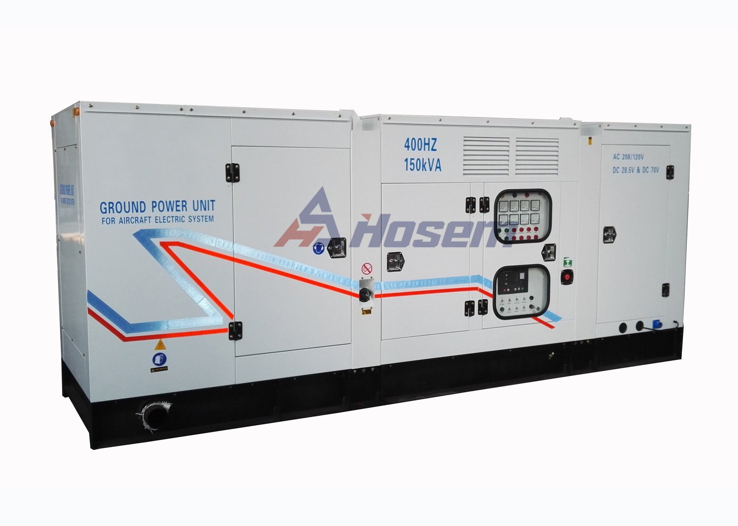 Generatore diesel a 400 Hz di tipo fisso per aeromobili